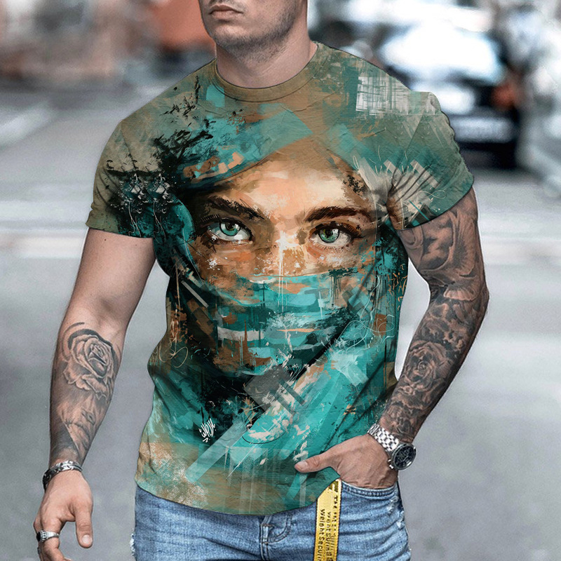 Personalized Printed Loose Sweatshirt Casual T-Shirt 30 01